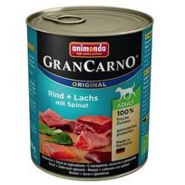 ANIMONDA GRANCARNO ADULT konservai šunims su jautiena, lašiša ir špinatais, 800g