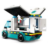 lego automobilis - LEGO City Emergency Ambulance 60451 - 4 nuotrauka