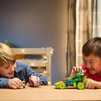 lego automobilis - LEGO DREAMZzz Mateo and the Z-Blob Action Race Car 71491 - 5 nuotrauka