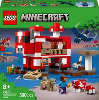 senukai minecraft lego - LEGO Minecraft The Mooshroom House 21270 - 1 nuotrauka