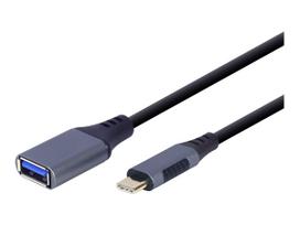 type c i usb a - Adapteris Gembird USB Type-C Male - USB Type-A Female A-USB3C-OTGAF-01, pilka, 0.15 m - 5 nuotrauka
