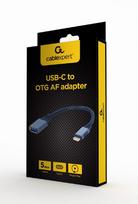 type c i usb a - Adapteris Gembird USB Type-C Male - USB Type-A Female A-USB3C-OTGAF-01, pilka, 0.15 m - 6 nuotrauka
