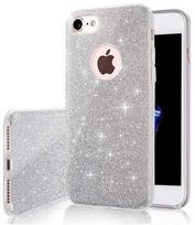 Mocco "Glitter 3in1 Back Case Galaxy S25" Silver