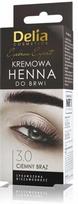 Antakių ir blakstienų dažai Delia Cosmetics Henna Cream 15 ml, 3.0 Dark Brown