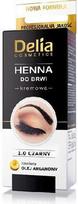 Antakių ir blakstienų dažai Delia Cosmetics Henna Cream 15 ml, 1.0 Black