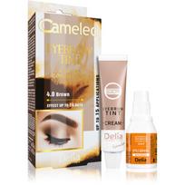 Delia Cosmetics Cameleo profesionalų lygio kreminiai antakių dažai be amoniako atspalvis 4.0 Brown 15 ml