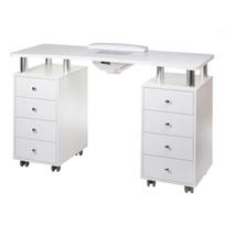 manikiuro stalai su surinkeju - Beauty System Manikiūro stalas BD-3425, baltas (White) - 1 nuotrauka