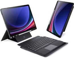 Dėklas su klaviatūra Dux Ducis DK Samsung Galaxy Tab S10 Plus/S9 Plus/S9 FE Plus juodas (Black)