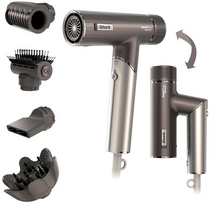 plauku dziovintuvas - Shark SpeedStyle Pro Flex HD542EU Sidabrinis (Silver) - 1 nuotrauka