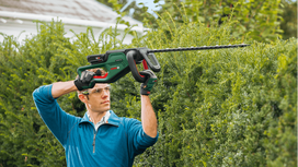 akumuliatorines zirkles bosch - Bosch Universal Hedge Cut 0600849K00, be akumuliatoriaus - 7 nuotrauka