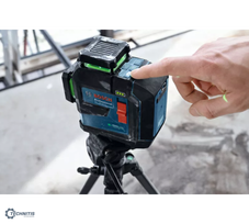bosch lazeris - Lazerinis nivelyras Bosch GLL 80-33 G + priedai - 11 nuotrauka