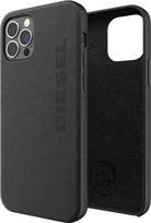 Diesel Moulded Case Premium Leather Wrap Apple iPhone 12 Pro Max dėklas telefonui juodos spalvos 42517