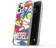 Diesel Clear Case Pride Camo AOP Apple iPhone 12 Pro Max dėklas telefonui įvairiaspalvis 44333