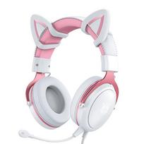 ausines rozines - Onikuma X10 Baltos/Rožinės (White/Pink) - 1 nuotrauka