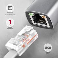 usb 3.0 gigabit ethernet adapter - Axagon ADE-TXPD Karta jungiama į tinklą Gigabit Ethernet adapter, USB-C 3.2 Gen 1, instalacja automatinė, Asix AX8817, PD 100W - 2 nuotrauka