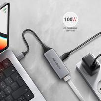 usb 3.0 gigabit ethernet adapter - Axagon ADE-TXPD Karta jungiama į tinklą Gigabit Ethernet adapter, USB-C 3.2 Gen 1, instalacja automatinė, Asix AX8817, PD 100W - 3 nuotrauka
