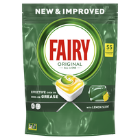 fairy indaplovei - Fairy All in One Lemon, 55 vnt. - 2 nuotrauka