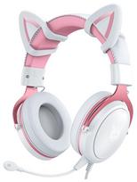 ausines rozines - Onikuma X10 Baltos/Rožinės (White/Pink) - 2 nuotrauka