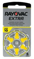 baterija 10 klausos aparatui - Rayovac Extra elementai klausos aparatams PR70 10, 6 vnt. - 1 nuotrauka