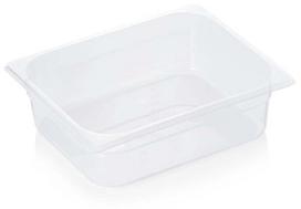 Marmitas Was GN 1/2, 6100 ml, 32.5 cm x 26.5 cm x 10 cm, skaidri, polipropilenas (pp)