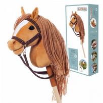 hobby horsing - Pliušinis žaislas HOPPIHORSE Hobby Horse A4 Kaštoninis (Chestnut) - 1 nuotrauka