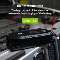 akumuliatorius 4a - Green Cell Universal Charger ACAGM07, 6 - 12 V, 4 A - 4 nuotrauka