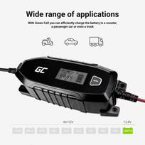 akumuliatorius 4a - Green Cell Universal Charger ACAGM07, 6 - 12 V, 4 A - 5 nuotrauka