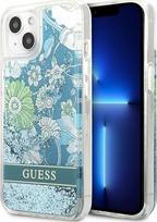 Guess "Flower Liquid Glitter iPhone 13 mini" Green