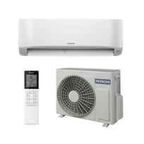 Hitachi airHome 400 oras–oras šilumos siurblys / kondicionierius 5 kW vėsinimui, 6 kW šildymui – komplektas (RAK-DJ50RHAE/RAC-DJ50WHAE)