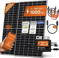 Solarway 1000 W balkono saulės elektrinė su 800 W inverteriu ir 500 W saulės baterijomis