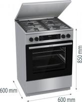 dujines virykles senukai - Gorenje GKS6C71XF - 4 nuotrauka