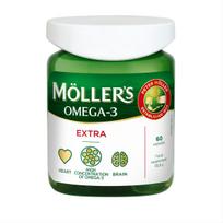 Mollers Omega-3 Extra, 60 kapsulių