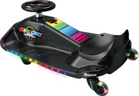 RAZOR Razor Crazy Cart Shift Electric Drifting Go-Kart 12V, Lightshow