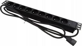 A-Lan Power Strip 9 Outlet 1.8m Black