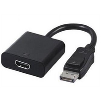 adapteris hdmi to displayport - Gembird Adapter DisplayPort / HDMI Black - 1 nuotrauka
