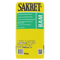 sakret - Išlyginamasis grindų mišinys SAKRET BAM, 3-40 mm, 25 kg - 1 nuotrauka