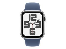 laikrodis sidabrines - Apple Watch SE GPS + Cellular 44mm Sidabrinis (Silver) Aluminium su Džinsine (Denim) Sportine Juostele - M/L - 2 nuotrauka