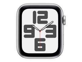 laikrodis sidabrines - Apple Watch SE GPS + Cellular 44mm Sidabrinis (Silver) Aluminium su Džinsine (Denim) Sportine Juostele - M/L - 4 nuotrauka