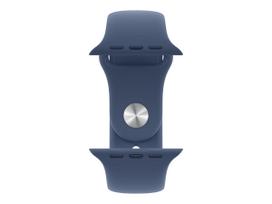 laikrodis sidabrines - Apple Watch SE GPS + Cellular 44mm Sidabrinis (Silver) Aluminium su Džinsine (Denim) Sportine Juostele - M/L - 5 nuotrauka