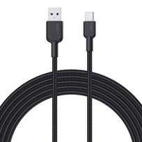 adapteriai is usb c i usb - Kabelis "Aukey CB-NAC1" iš USB-A į USB-C 1 m (juodas) - 2 nuotrauka