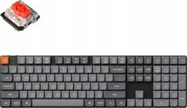 klaviatura mechanine keychron - Keychron K5 Max, QMK/VIA, belaidė, mechaninė, Raudona (Red), Juoda (Black) - 2 nuotrauka