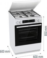 gas oven - Gorenje GK6C5WF - 3 nuotrauka