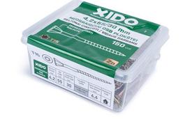 Medsraigčiai XIDO, 4,2 x 55 mm, OSB plokštei, geltonai cinkuoti, 150 vnt., TORX15