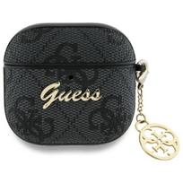 apple airpods ausines - Guess AirPods 4 Dėklas 4G Charm Collection Juodas (Black) - 1 nuotrauka
