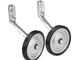 puki ratukai - Puky ST-Z Alu KIDA52 Papildomi ratukai, guma/metalas, juoda/pilka, 16", 2 vnt. - 1 nuotrauka