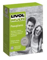 LIVOL MULTI paaugliams, 60 kramtomųjų tablečių