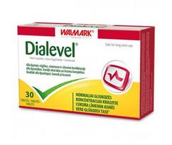 gliukozes - DIALEVEL, 30 dengtų tablečių - 1 nuotrauka