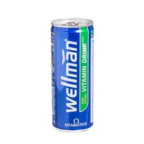 WELLMAN gėrimas, malonaus vynuogių ir pasiflorų skonio, 250 ml