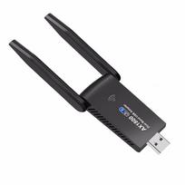 wifi usb adapteris - RoGer UBAX6 USB 3.0 WiFi 6 Adapteris 802.11ax (Juodas) - 1 nuotrauka