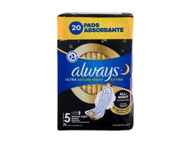 iklotai always - ALWAYS Ultra Secure Night Extra, 20 vnt. - 3 nuotrauka